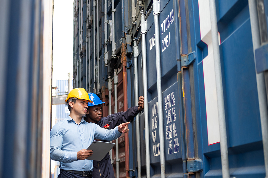 Workers of a freight forwarding companies